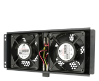 ExtraLink  Wentylator do szaf 19" 230V 125x320x50mm (czarna) - 1323215 - zdjęcie 1